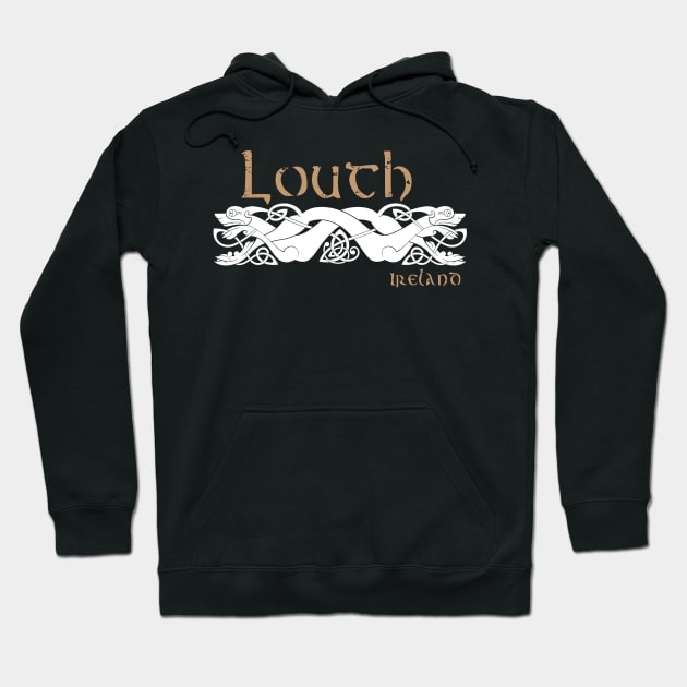 County Louth, Celtic Design, Ireland Hoodie by TrueCelt